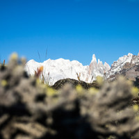 <strong>Der auf diesem Bild verspielt und etwas versteckt eingezeichnete Routenverlauf der Exocet auf den Cerro Standhardt </strong><span class=>© Timo Moser</span>