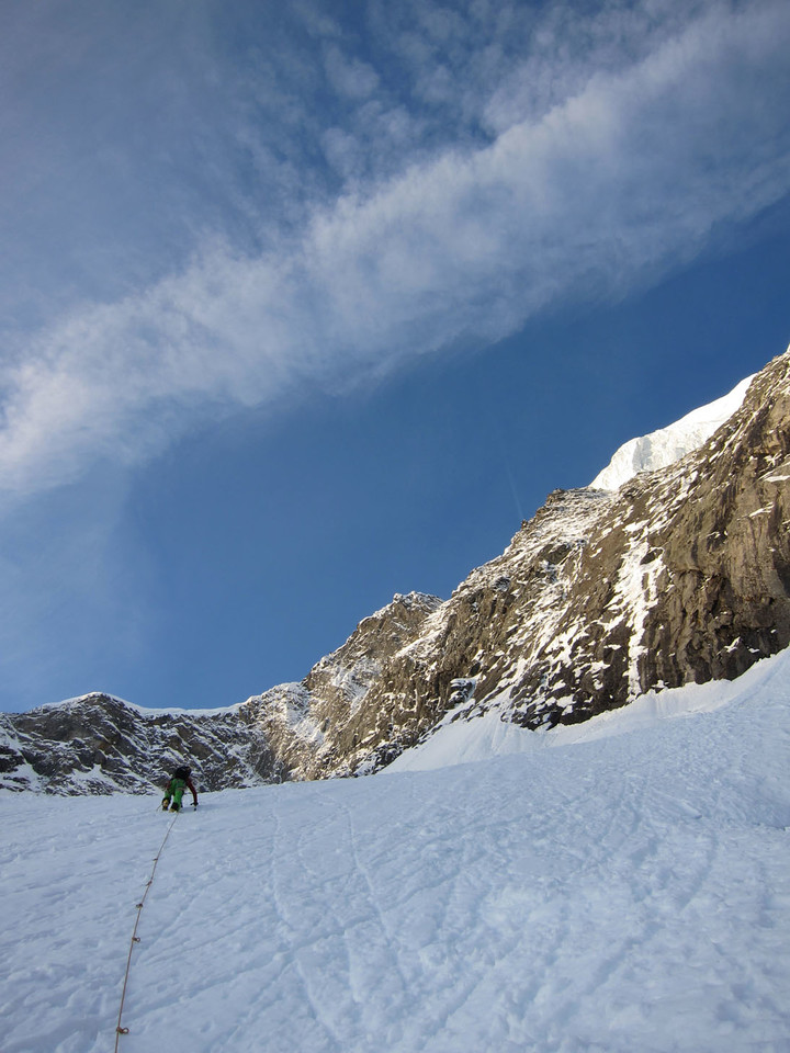 <span><strong>Nordwand im Hintergrund</strong> <span class=>© Timo Moser</span></span>