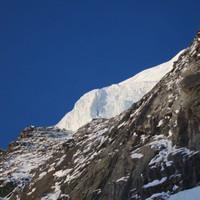 <span><strong>Hängegletscher auf dem Dreiherrenspitz Nordwestrücken</strong> <span class=>© Timo Moser</span></span>