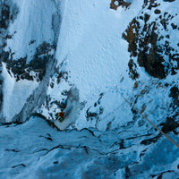 <strong>Roli im Rampeneisfeld und auf den letzten Metern zum brüchigen Band</strong>