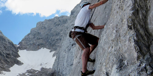 Alpinkletterei Watzmann-Hochkalter-Reiter Alpe